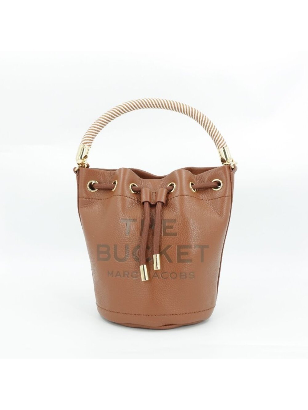 Marc Jacobs Women's The Bucket Leather Bucket Crossbody Bag Argan Oil Brown OS